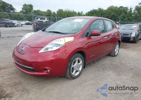 2013 Nissan Leaf Sv z USA, uszkodzony, nr VIN 1N4AZ0CP5DC404876